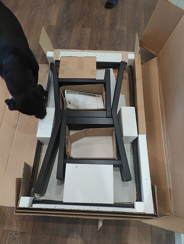 Обеденная группа Sonata/Соната антик / графит фото покупателя 50