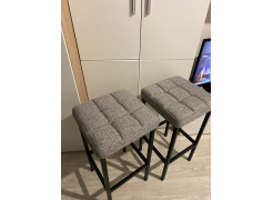 Барный стул Лофт кожзам d1 / черный матовый фото покупателя 125