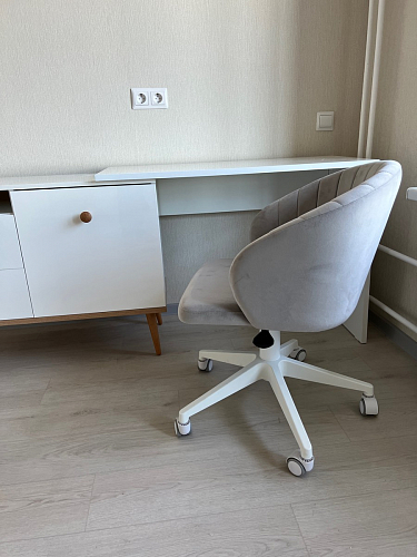 Компьютерное кресло Пард confetti silver серый / черный фото покупателя 62