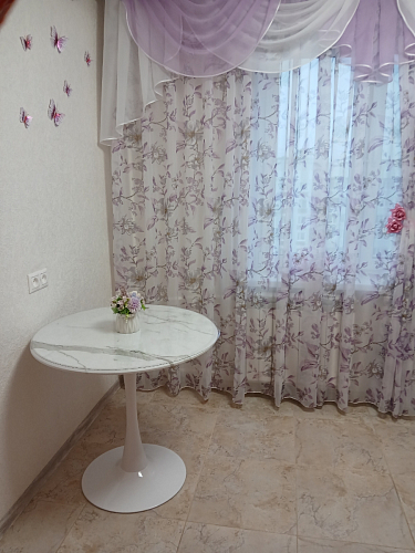 Стол Тулип 80х73 мрамор черный / белый фото покупателя 118