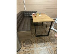 Стол Лота Лофт 120 25 мм сабия / черный матовый фото покупателя 90