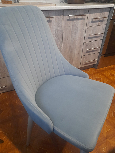 Стул на металлокаркасе Kora dark gray / black фото покупателя 449