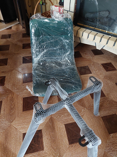 Стул на металлокаркасе Чилли бирюзовый / черный фото покупателя 721