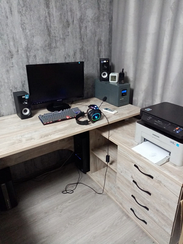 Компьютерный стол КСТ-109Л венге фото покупателя 15