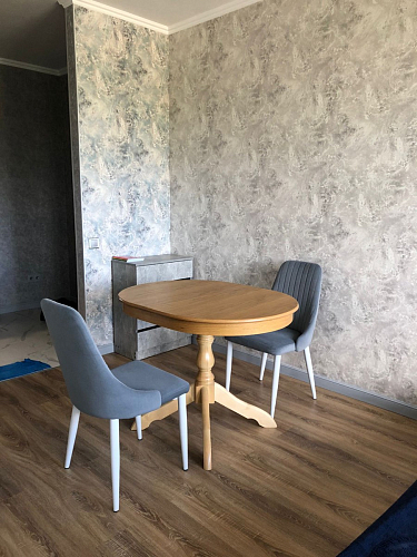 Стул на металлокаркасе Kora dark gray / black фото покупателя 8