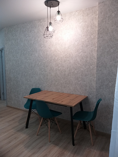 Стол раскладной Колон Лофт 120 32 мм дуб галифакс табако / черный матовый фото покупателя 106