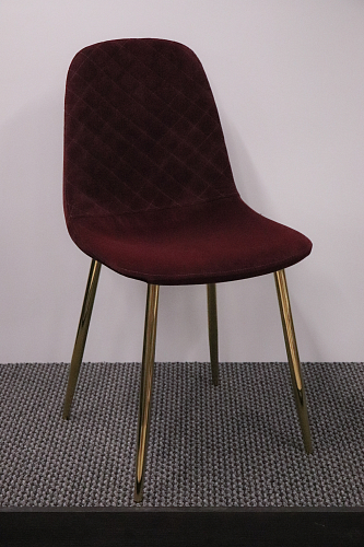 Стул на металлокаркасе Dabl 01 champagne / gold из шоурума 1