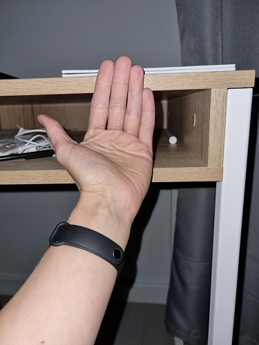 Письменный стол Леон Лофт дуб делано светлый / белый матовый фото покупателя 39