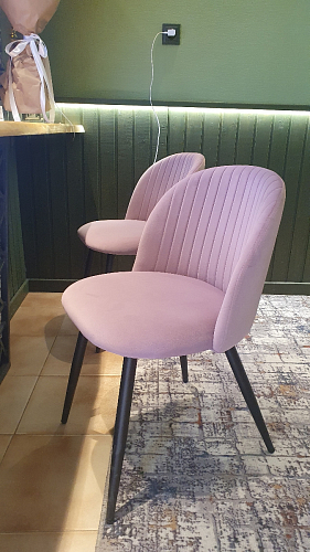 Стул на металлокаркасе Gabi gray / black фото покупателя 764