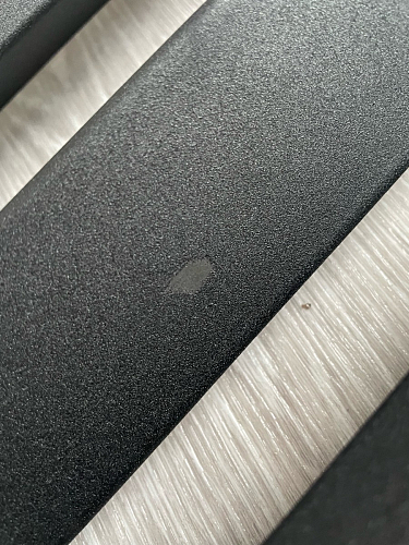 Стол Тринити Лофт 120 32 мм бетон / черный матовый фото покупателя 440