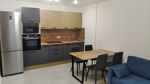 Деревянный стол Лота Лофт 120х75 белый матовый / дуб крафт золотой фото покупателя 435