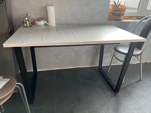 Деревянный стол Лота Лофт 140х80 дуб крафт табачный / черный матовый фото покупателя 603