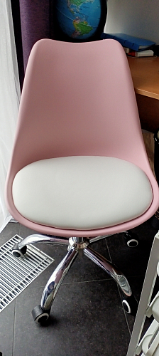 Компьютерное кресло Kolin с подушкой clear / white фото покупателя 544