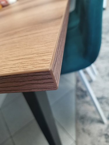 Стол Лота Лофт 140 25 мм черный матовый / бетон фото покупателя 258