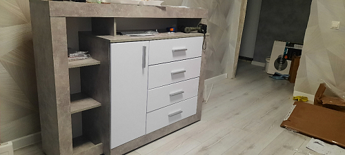 Комод Mирандa atelier / белый глянец фото покупателя 17