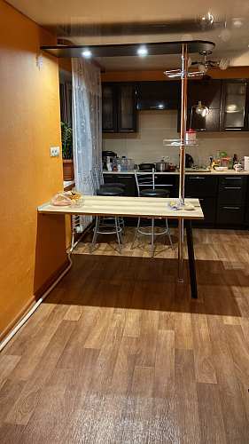 Стол Тринити Лофт 120 32 мм бетон / черный матовый фото покупателя 404