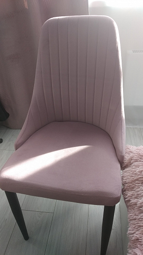 Стул на металлокаркасе Kora light blue / white фото покупателя 441