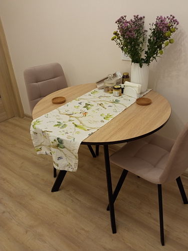 Стул на металлокаркасе Чилли К черный / зеленый фото покупателя 668