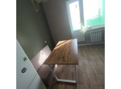 Стол Лота Лофт 140 25 мм черный матовый / бетон фото покупателя 807