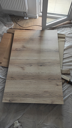 Стол раскладной Лота Лофт 120 25 мм юта / черный матовый фото покупателя 623