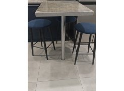 Полубарный стул Гангток крутящийся черный / черный матовый фото покупателя 6