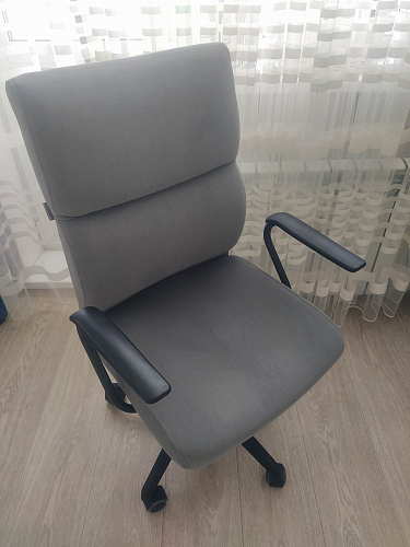 Компьютерное кресло Benefit флок бежевый 7 фото покупателя 64