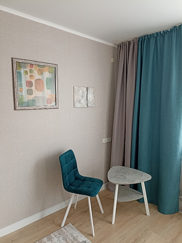 Стул на металлокаркасе Чилли зеленый / черный фото покупателя 1091