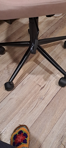 Компьютерное кресло Честер темно-серый / золото  - Уцененный экземпляр фото покупателя 43