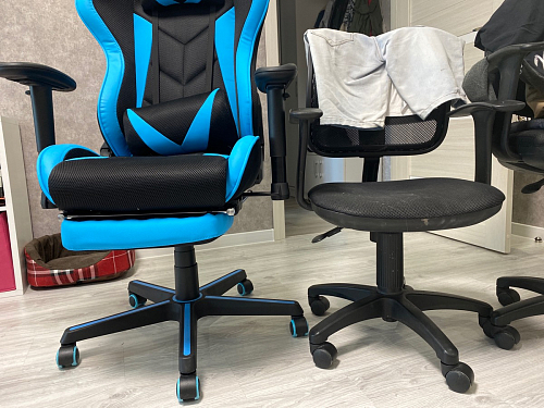 Компьютерное кресло Kano 1 light blue / black фото покупателя 191