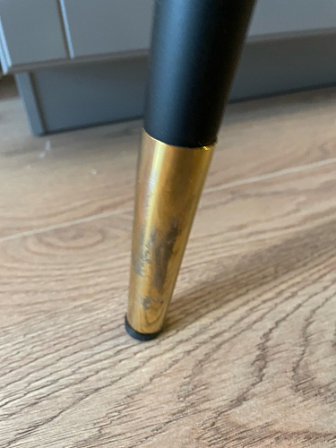 Стул на металлокаркасе Seda 1 green / gold / black фото покупателя 80