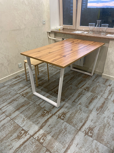 Стол раскладной Лота Лофт 120 25 мм юта / черный матовый фото покупателя 686