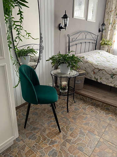 Стул на металлокаркасе Gabi gray / black фото покупателя 296