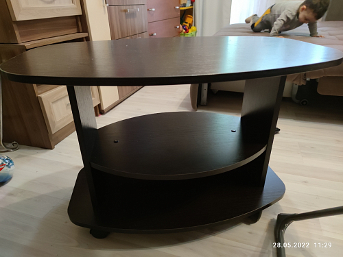 Журнальный стол Лидер ясень шимо темный фото покупателя 61