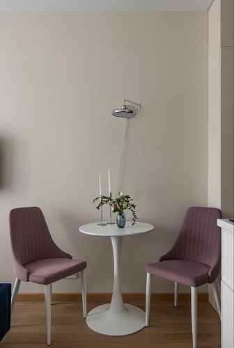 Стул на металлокаркасе Kora light blue / white фото покупателя 351