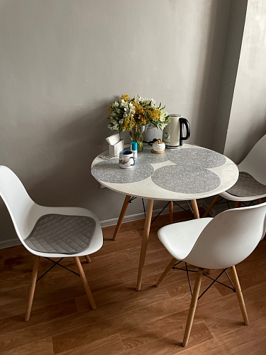 Стол Table 80 white / wood фото покупателя 10