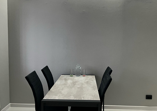 Стол Центавр дуб галифакс / черный матовый фото покупателя 16