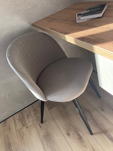 Стул на металлокаркасе Gabi gray / black фото покупателя 236