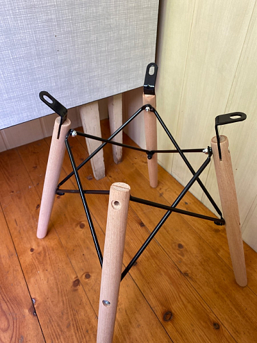 Стул Cindy Eames mod. 001 khaki / natural фото покупателя 412