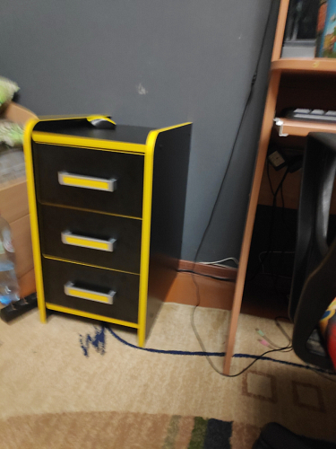 Тумба Ханна черная / красная - Уцененный экземпляр фото покупателя 150