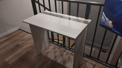 Стол письменный Kiwi белый  - Уцененный экземпляр фото покупателя 43