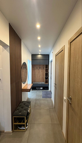 Модульная прихожая Роут / Прага белый / дуб вотан комплектация 9 фото покупателя 1