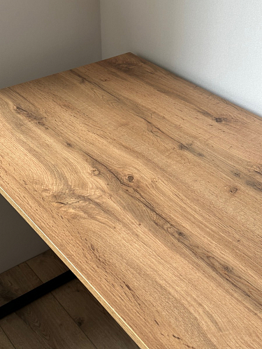 Письменный стол Клер Лофт дуб вотан / черный матовый фото покупателя 21