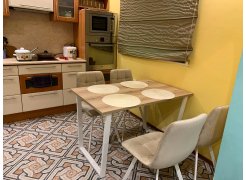 Деревянный стол Барон О 200 х 90 черная пленка шагрень / белый фото покупателя 56