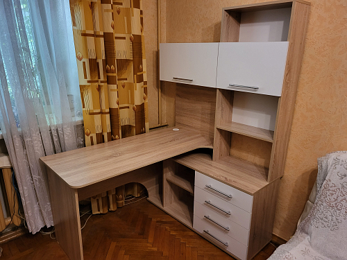 Компьютерный стол КСТ-14.1Л белый левый фото покупателя 6