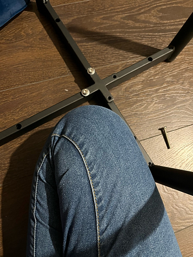 Стул на металлокаркасе Seda 1 green / gold / black фото покупателя 62