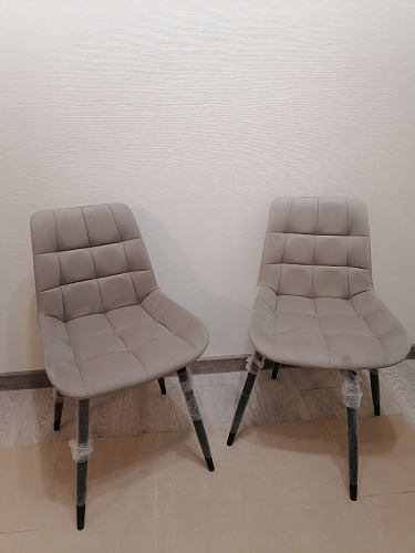 Стул на металлокаркасе Челси К крутящийся бирюзовый / черный фото покупателя 233