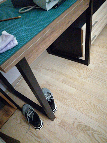 Стол Форли дуб рошелье / черный матовый фото покупателя 19