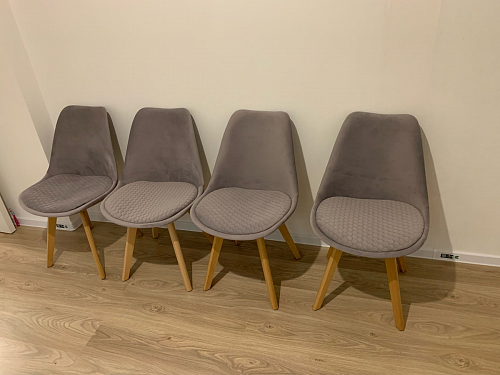 Стул Bonuss blue / wooden legs фото покупателя 188