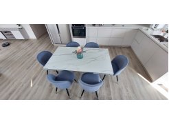 Стул на металлокаркасе Gabi 1 light purple / black фото покупателя 135