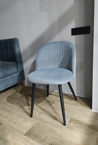 Стул на металлокаркасе Gabi latte / gold / black фото покупателя 858